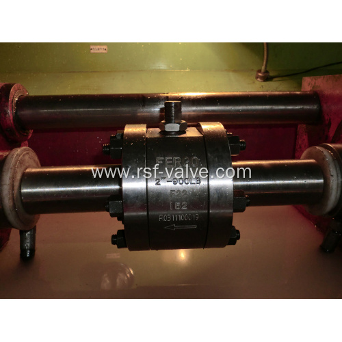 3pcs Forged Body Metal Seat Ball Valve